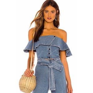 NWOT Apiece Apart Aleska Top in Navy